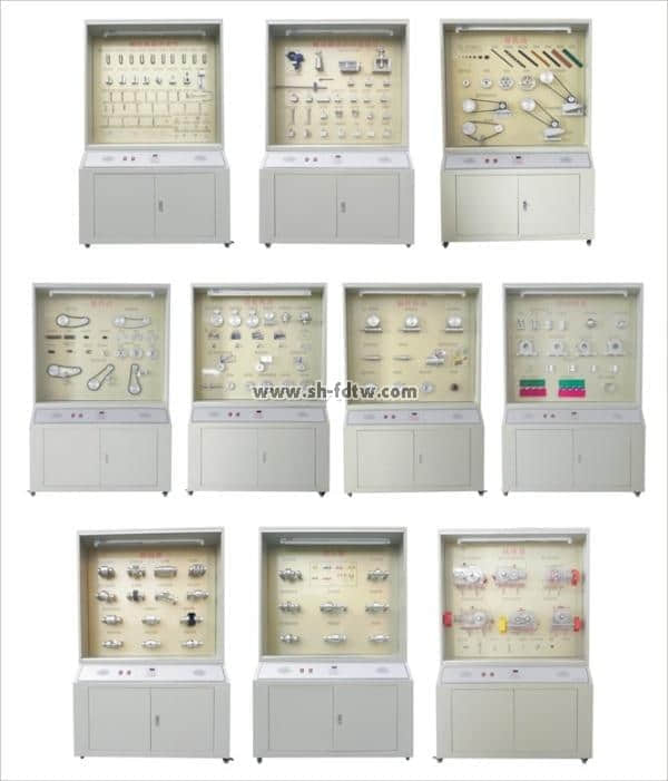 機械零件設計示教陳列櫃（精選型）