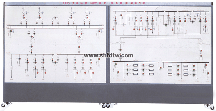 智能35KV變電站及10KV供配電係統倒閘操作實訓裝置